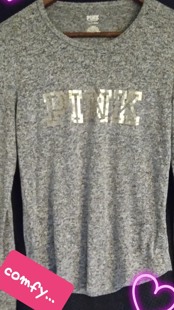 Victorias secret (pink)/gray?pajama top